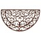 Esschert Design Classic Half Round Cast Iron Door Mat 27.2 in x 15.9 in Antique Brown